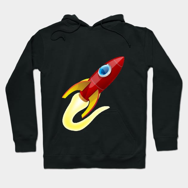 rocket Hoodie by unremarkable